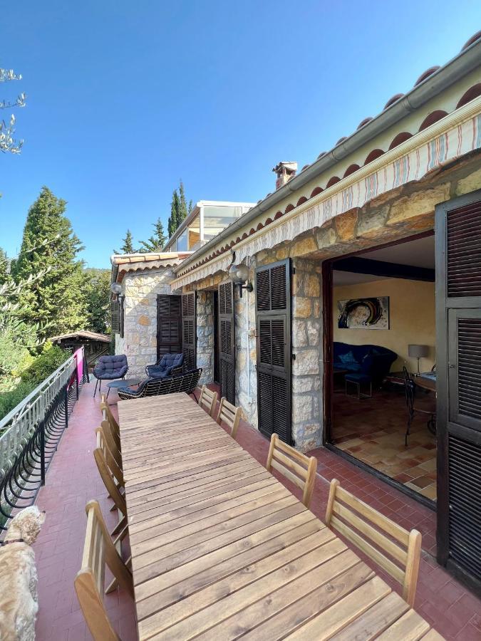 Entre Nice Et Monaco Grande Villa Avec Piscine Privee 12 Personnes Drap Buitenkant foto