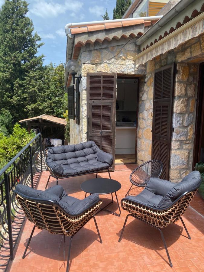 Entre Nice Et Monaco Grande Villa Avec Piscine Privee 12 Personnes Drap Buitenkant foto