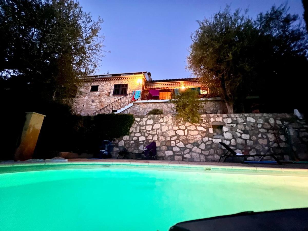 Entre Nice Et Monaco Grande Villa Avec Piscine Privee 12 Personnes Drap Buitenkant foto