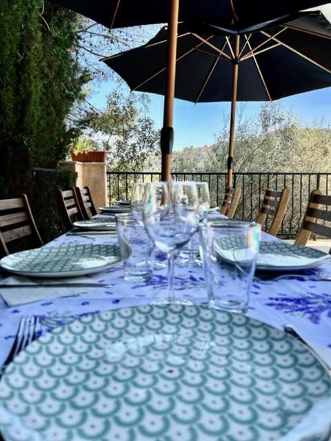Entre Nice Et Monaco Grande Villa Avec Piscine Privee 12 Personnes Drap Buitenkant foto