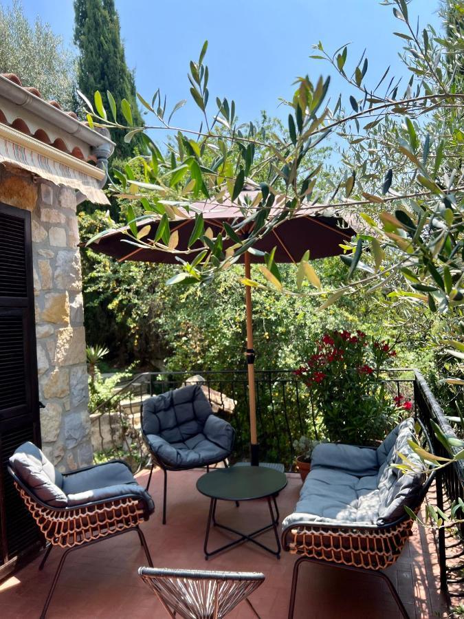 Entre Nice Et Monaco Grande Villa Avec Piscine Privee 12 Personnes Drap Buitenkant foto