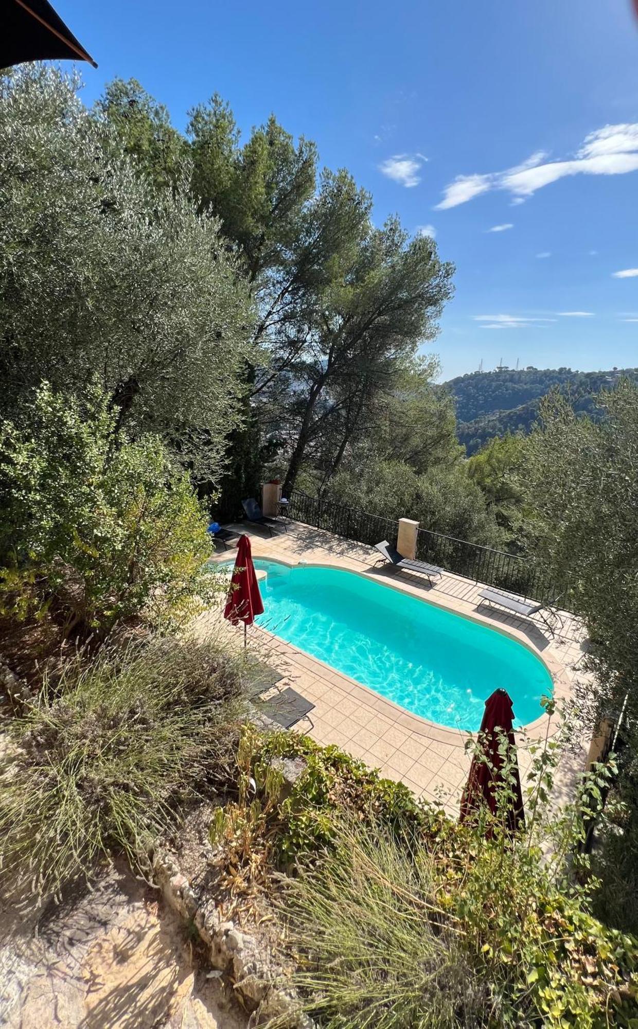 Entre Nice Et Monaco Grande Villa Avec Piscine Privee 12 Personnes Drap Buitenkant foto