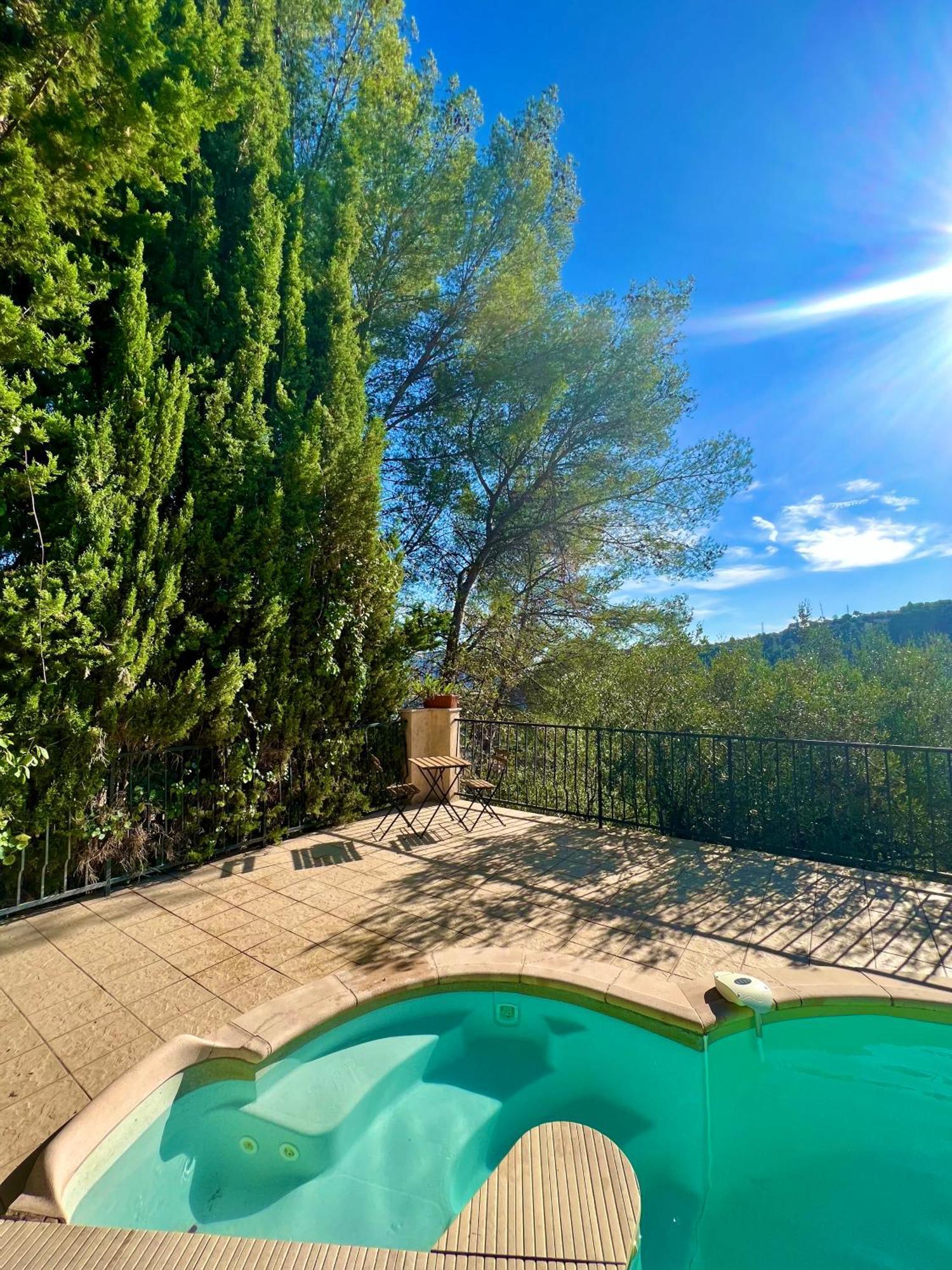 Entre Nice Et Monaco Grande Villa Avec Piscine Privee 12 Personnes Drap Buitenkant foto