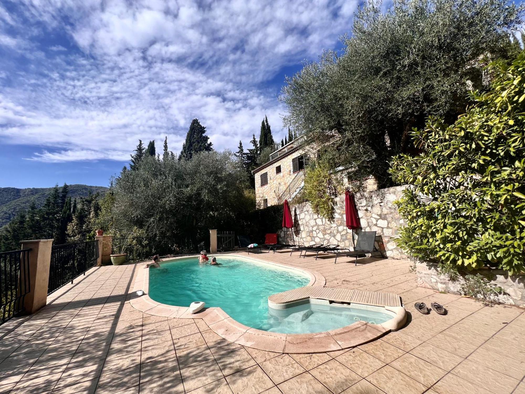 Entre Nice Et Monaco Grande Villa Avec Piscine Privee 12 Personnes Drap Buitenkant foto